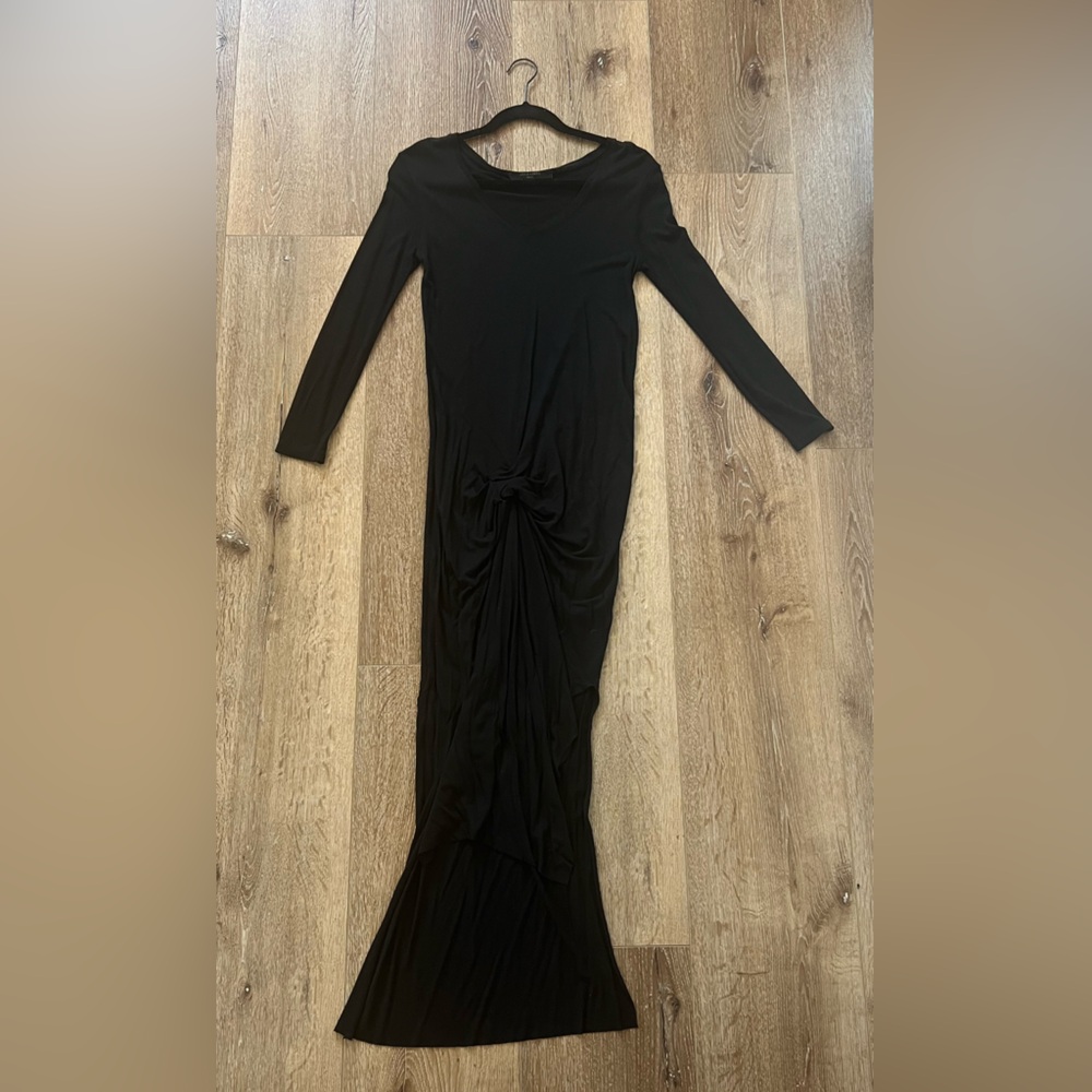 ALLSAINTS Black Long Sleeve Dress